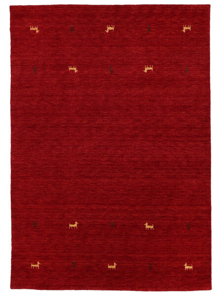  Gabbeh Loom Two Lines - Punainen Matto 160X230 Moderni Punainen/Tummanpunainen (Villa, Intia)