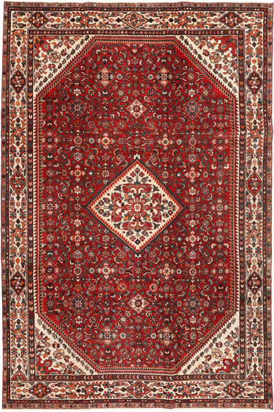  Hamadan Patina Matto 212X324 Itämainen Käsinsolmittu Tummanpunainen (Villa, Persia/Iran)