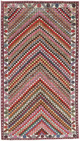  Hamadan Patina Matto 107X200 Itämainen Käsinsolmittu Tummanharmaa/Tummanpunainen (Villa, Persia/Iran)