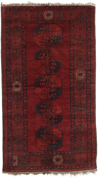  Afghan Khal Mohammadi Matto 129X229 Itämainen Käsinsolmittu Tummanpunainen/Tummanruskea (Villa, Afganistan)