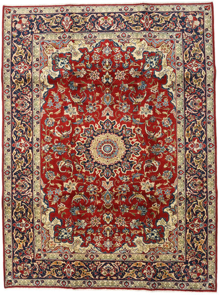  Najafabad Matto 210X280 Itämainen Käsinsolmittu Tummanpunainen/Tummanruskea (Villa, Persia/Iran)
