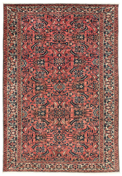  Bakhtiar Matto 220X311 Itämainen Käsinsolmittu Tummanpunainen/Musta (Villa, Persia/Iran)
