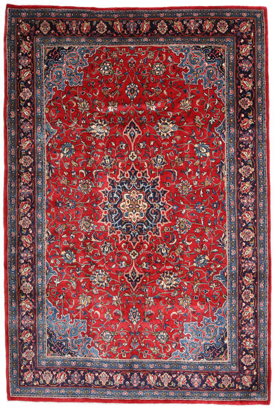  Mahal Matto 220X330 Itämainen Käsinsolmittu Tummanvioletti/Tummanpunainen (Villa, Persia/Iran)