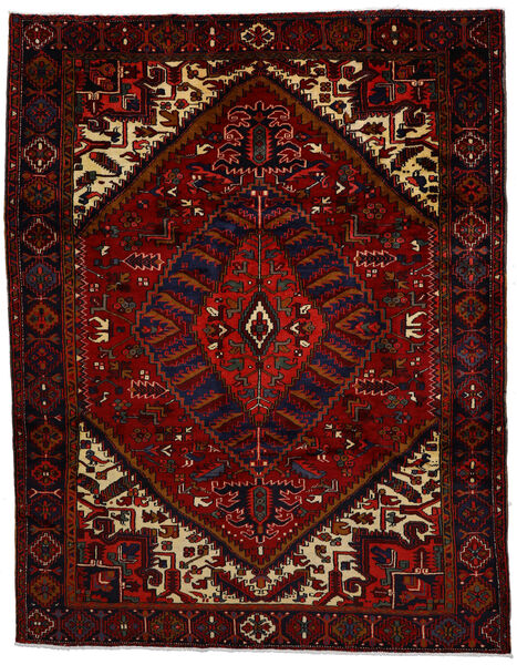 Heriz Matot Matto 260X334 Tummanpunainen/Punainen Isot (Villa, Persia/Iran)
