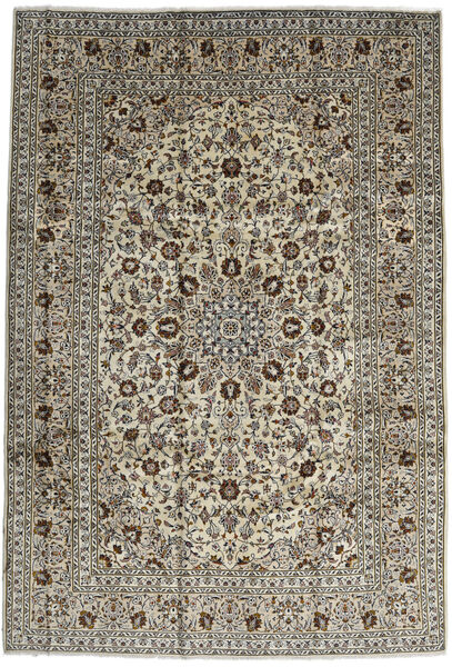  Keshan Matto 246X357 Itämainen Käsinsolmittu Tummanruskea/Musta (Villa, Persia/Iran)