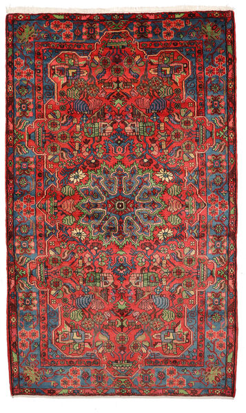  Nahavand Old Matto 158X280 Itämainen Käsinsolmittu Tummanpunainen/Tummanruskea (Villa, Persia/Iran)