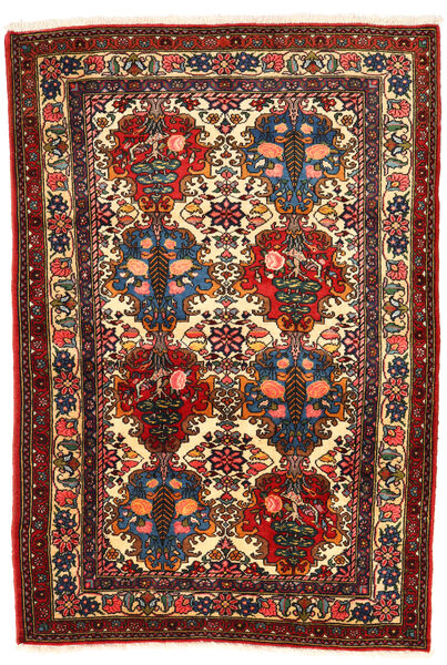  108X157 Bakhtiar Collectible Matot Käsinsolmittu Matto Ruskea/Tummanpunainen Persia/Iran 