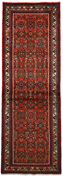  Hosseinabad Matto 68X198 Itämainen Käsinsolmittu Käytävämatto Tummanruskea/Tummanpunainen (Villa, Persia/Iran)