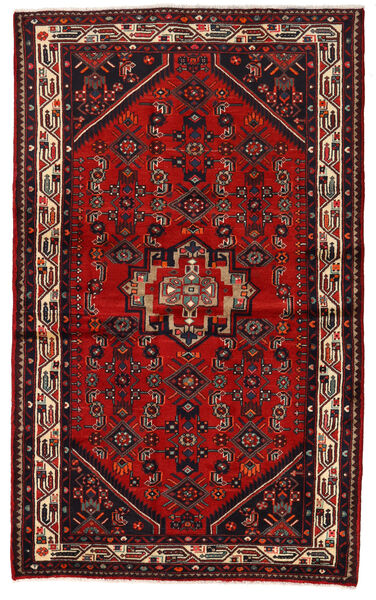  Sarough Matto 154X228 Itämainen Käsinsolmittu Tummanpunainen/Ruoste (Villa, Persia/Iran)