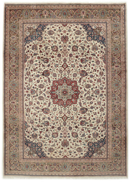  Sarough Matto 261X364 Itämainen Käsinsolmittu Vaaleanruskea/Tummanpunainen Isot (Villa, Persia/Iran)