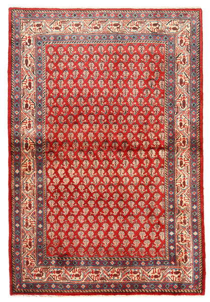 Persialainen Sarough Matot Matto 122X216 Punainen/Beige (Villa, Persia/Iran)