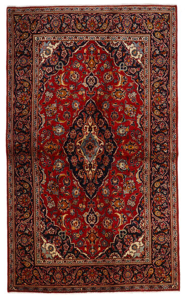  Keshan Matto 137X230 Itämainen Käsinsolmittu Tummanpunainen/Tummanruskea (Villa, Persia/Iran)