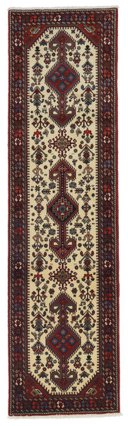 Persialainen Abadeh Fine Matot Matto 81X305 Käytävämatto Tummanpunainen/Beige (Villa, Persia/Iran)