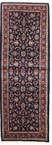  Keshan Matto 78X225 Itämainen Käsinsolmittu Käytävämatto Tummanruskea/Tummanpunainen (Villa, Persia/Iran)