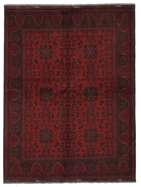  Itämainen Afghan Khal Mohammadi Matot Matto 152X193 Musta/Tummanpunainen (Villa, Afganistan)