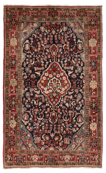  Itämainen Sarough Matot Matto 144X224 Tummanpunainen/Musta (Villa, Persia/Iran)
