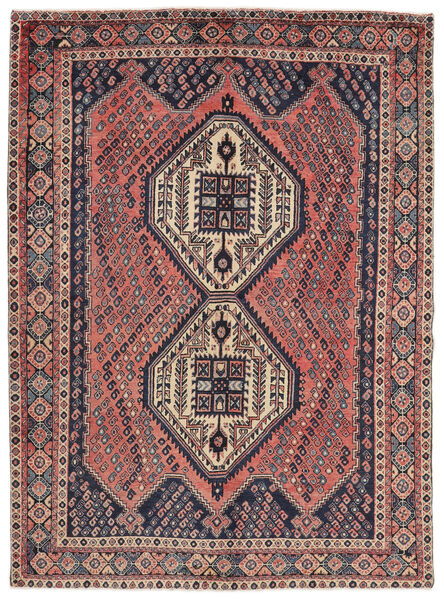  Afshar Shahre Babak Matto 157X215 Itämainen Käsinsolmittu Tummanruskea/Musta (Villa, Persia/Iran)