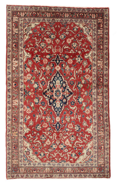  Sarough Matto 126X209 Itämainen Käsinsolmittu Tummanruskea/Tummanpunainen (Villa, Persia/Iran)