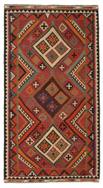  Kelim Vintage Matto 155X285 Itämainen Käsinkudottu Tummanpunainen/Musta (Villa, Persia/Iran)