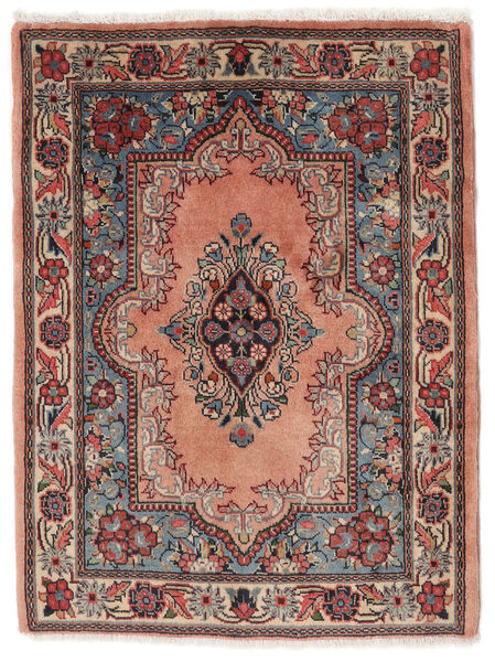  Sarough Matto 67X87 Itämainen Käsinsolmittu Musta/Tummanpunainen (Villa, Persia/Iran)
