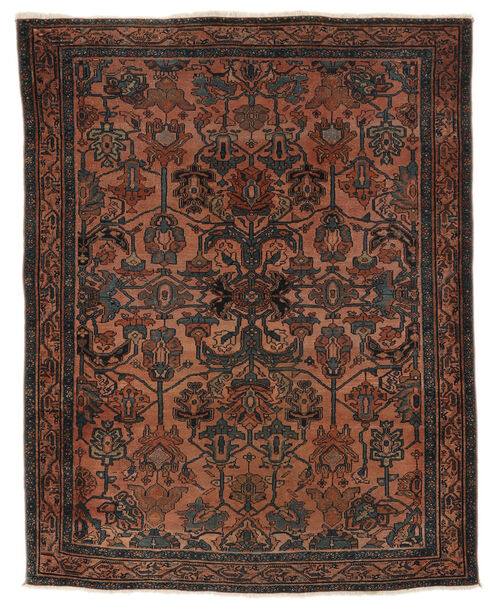  Persialainen Antiikki Lillian Ca. 1900 Matot 157X201 Musta/Tummanpunainen 