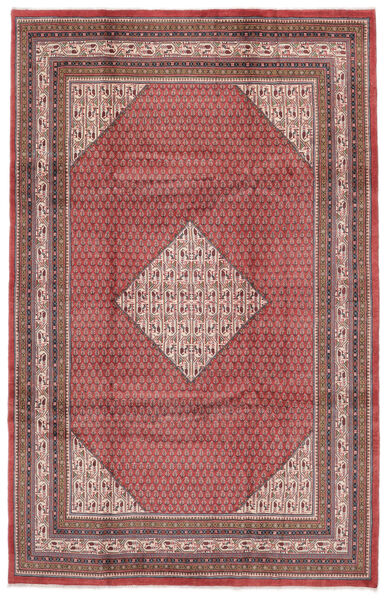  Persialainen Sarough Mir Matot Matto 210X324 Tummanpunainen/Ruskea (Villa, Persia/Iran)