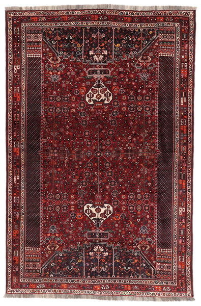 Ghashghai Matot Matto 177X270 Musta/Tummanpunainen (Villa, Persia/Iran)