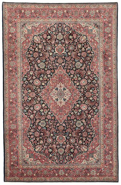 200X310 Sarough Sherkat Farsh Matot Matto Ruskea/Tummanpunainen Persia/Iran 
