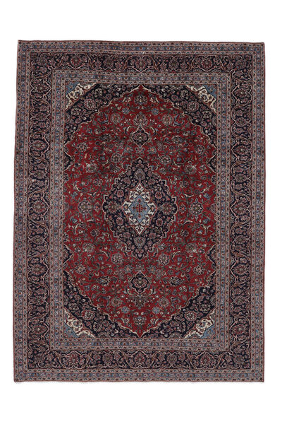  Persialainen Keshan Matot Matto 250X342 Musta/Tummanpunainen Isot (Villa, Persia/Iran)