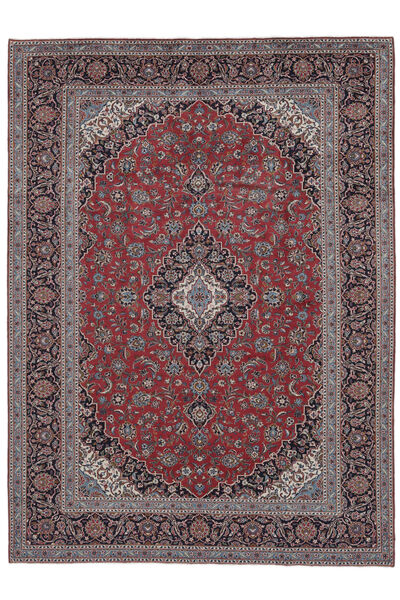  Keshan Matto 280X384 Itämainen Käsinsolmittu Tummanruskea/Musta Isot (Villa, Persia/Iran)