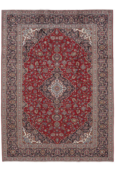  Persialainen Keshan Matot Matto 253X373 Tummanpunainen/Ruskea Isot (Villa, Persia/Iran)