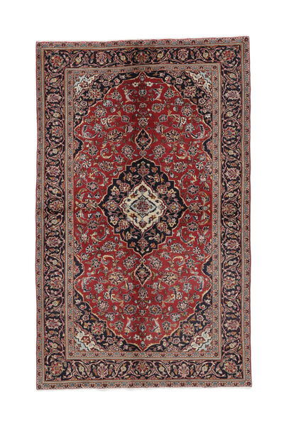  Itämainen Keshan Matot Matto 145X238 Tummanpunainen/Musta (Villa, Persia/Iran)