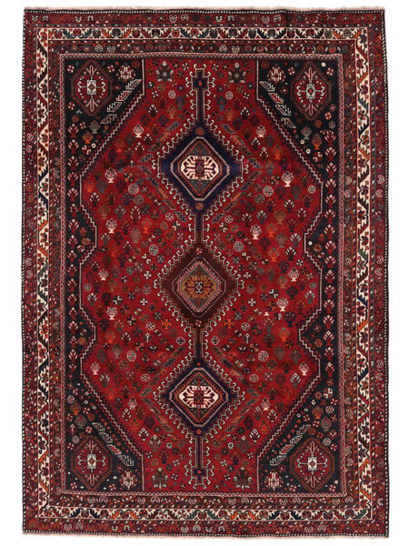  Itämainen Ghashghai Matot Matto 209X300 Musta/Tummanpunainen (Villa, Persia/Iran)