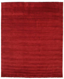  Handloom Fringes - Tummanpunainen Matto 250X300 Moderni Punainen Isot (Villa, Intia)