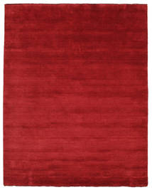 Handloom Fringes - Tummanpunainen Matto 200X250 Moderni Punainen (Villa, Intia)