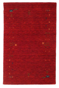 Gabbeh Loom Frame 100X160 Pieni Punainen Villamatto Matot 