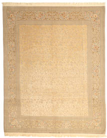  Isfahan Silkkiloimi Allekirjoitettu: Dardashti Matto 247X312 Itämainen Käsinsolmittu Keltainen/Beige (Villa/Silkki, Persia/Iran)