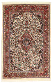  Ilam Sherkat Farsh Silkki Matto 104X160 Itämainen Käsinsolmittu Tummanruskea/Vaaleanruskea ( Persia/Iran)