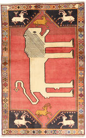  Ghashghai Matto 118X189 Itämainen Käsinsolmittu Beige/Tummanpunainen (Villa, Persia/Iran)