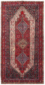  Kurdi Matto 139X270 Itämainen Käsinsolmittu Tummanruskea/Tummanpunainen (Villa, Persia/Iran)