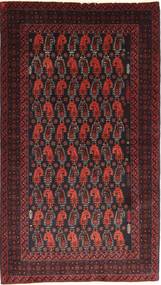  Beluch Matto 110X195 Itämainen Käsinsolmittu Tummanpunainen/Tummanruskea (Villa, Persia/Iran)