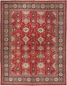  Tabriz Patina Matto 295X390 Itämainen Käsinsolmittu Tummanpunainen/Vaaleanruskea Isot (Villa, Persia/Iran)