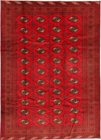  Turkaman Matto 208X293 Itämainen Käsinsolmittu Punainen/Ruoste (Villa, Persia/Iran)