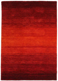  Gabbeh Rainbow - Punainen Matto 140X200 Moderni Ruoste/Tummanpunainen (Villa, Intia)