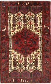  Hamadan Matto 118X197 Itämainen Käsinsolmittu Tummanpunainen/Musta (Villa, Persia/Iran)