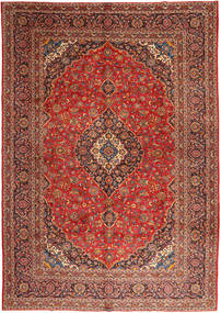  Keshan Matto 303X425 Itämainen Käsinsolmittu Tummanruskea/Ruoste Isot (Villa, Persia/Iran)