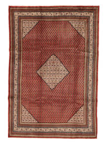  Sarough Mir Matto 215X315 Itämainen Käsinsolmittu Tummanpunainen/Tummanruskea (Villa, Persia/Iran)
