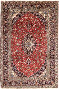 Keshan Matto 245X366 Itämainen Käsinsolmittu Tummanpunainen/Ruskea (Villa, Persia/Iran)