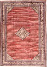 Sarough Mir Matto 210X293 Itämainen Käsinsolmittu Vaaleanpunainen/Tummanpunainen (Villa, Persia/Iran)