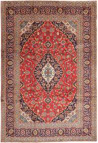  Keshan Matto 240X352 Itämainen Käsinsolmittu Tummanpunainen/Ruskea (Villa, Persia/Iran)